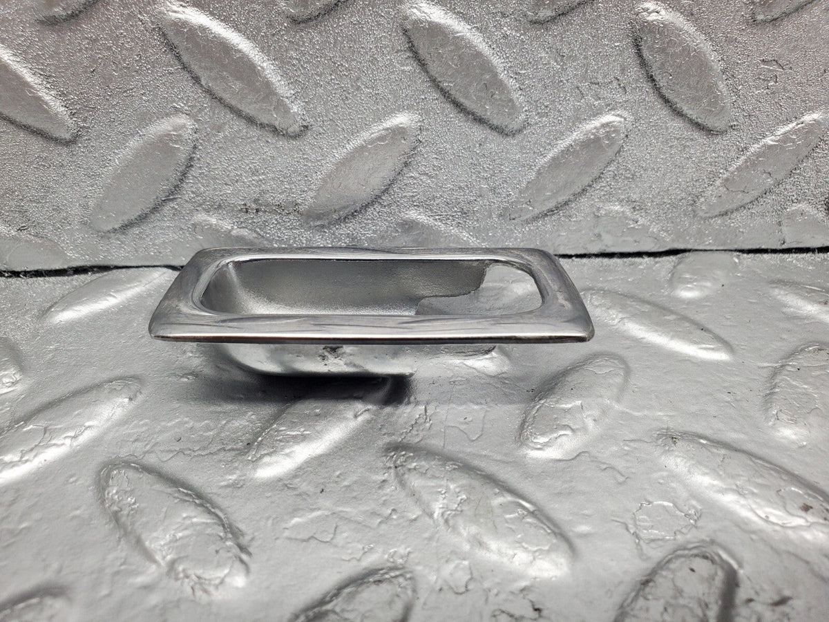 48647 Mercedes-Benz S123 Wagon Trunk Cargo Handle Surround Chrome