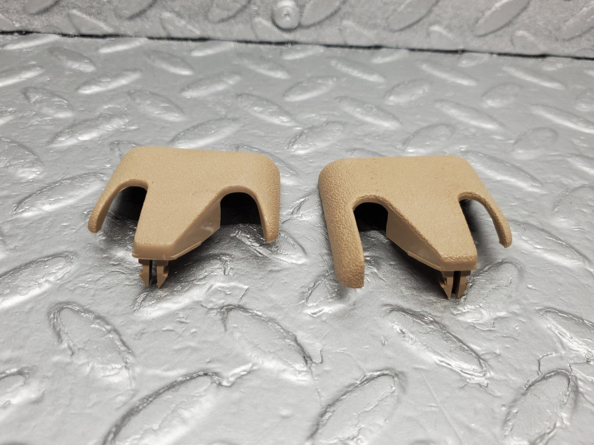49253 Mercedes-Benz A124 320E Cabriolet Front Seat Rail Trim Cover Beige A1246842118 A1246842218
