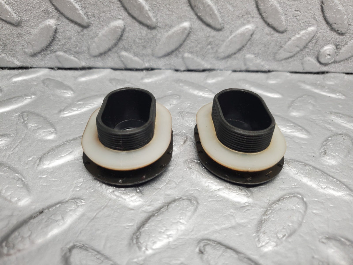 50127 Mercedes-Benz R107 SL Seat Headrest Frame Cover Trim 2x