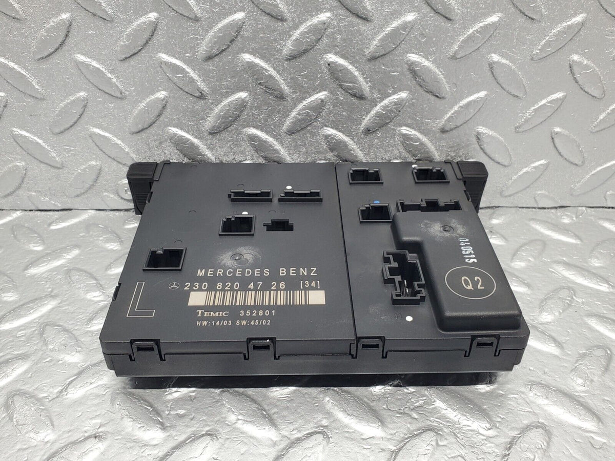 47676 Mercedes-Benz R230 350SL Coupe Door Control Unit Front Left A2308204726