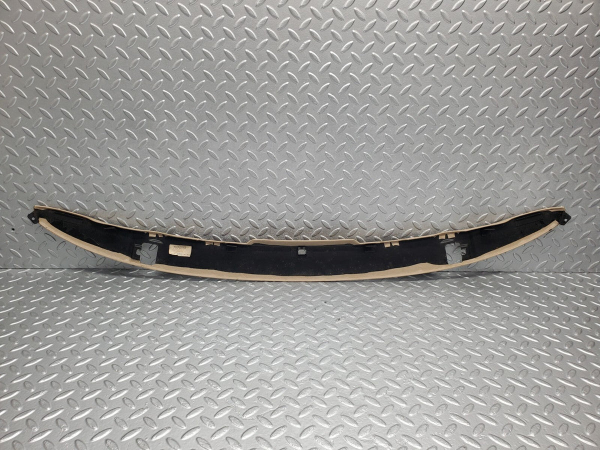 48961 Mercedes-Benz A124 320E Cabriolet Soft Top Lock Cover Panel Beige A1246904130