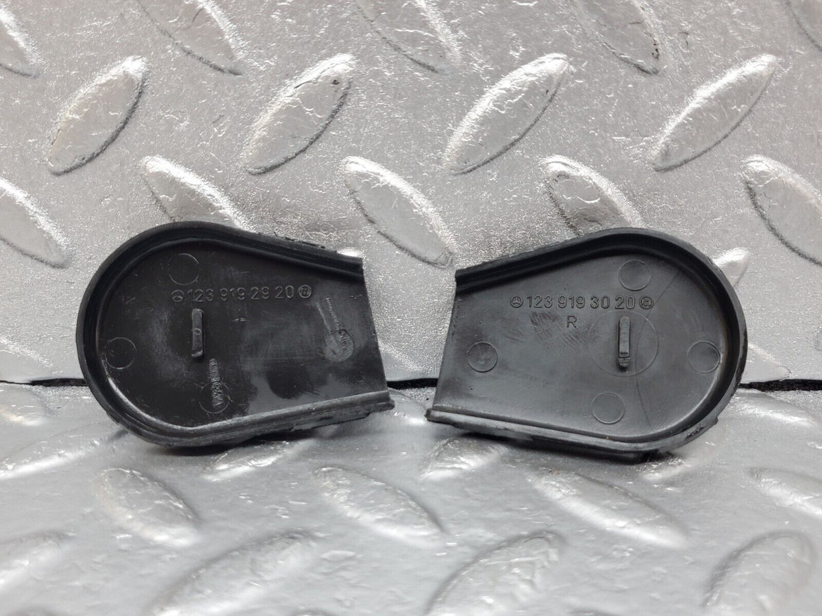 44463 Mercedes-Benz W123 280E Seat Belt Runner Cover Trim 2x Black A1239192520 A1239192920 A1239192620 A1239193020