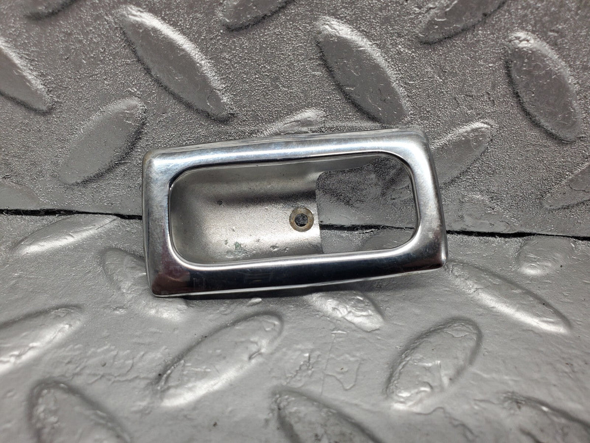 48647 Mercedes-Benz S123 Wagon Trunk Cargo Handle Surround Chrome