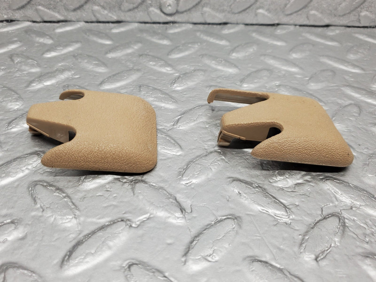 49253 Mercedes-Benz A124 320E Cabriolet Front Seat Rail Trim Cover Beige A1246842118 A1246842218