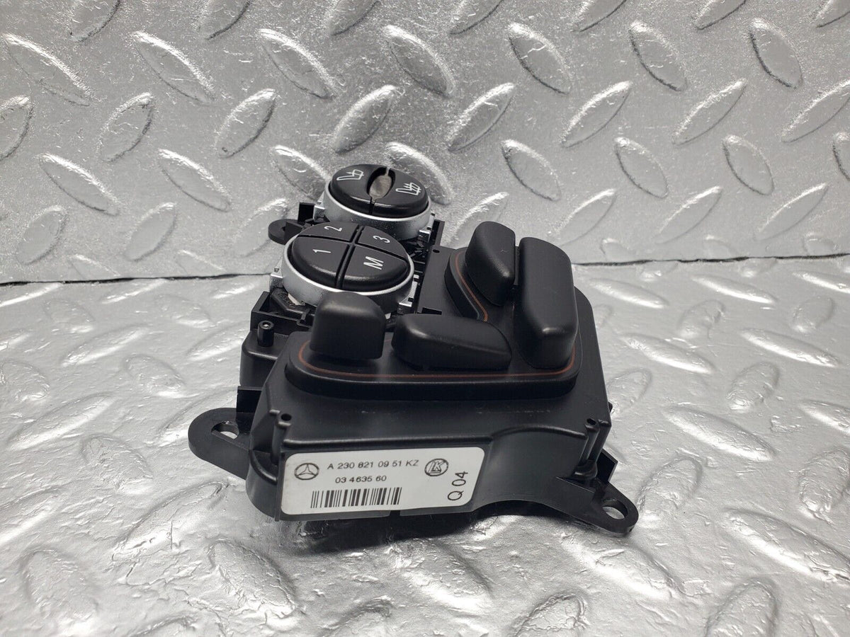 47664 Mercedes-Benz R230 350SL Coupe Electric Seat Switch Control Unit Left A2308210951