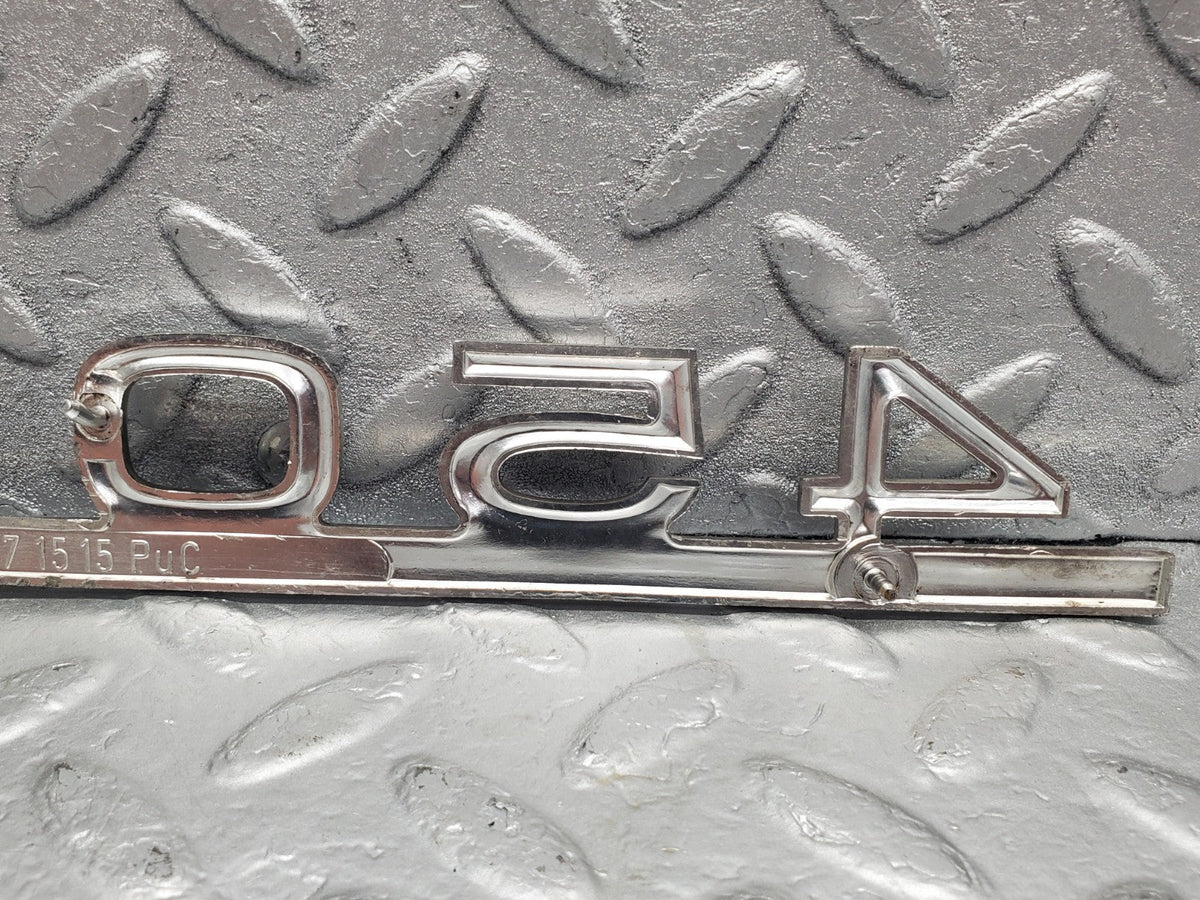 49648 Mercedes-Benz W116 450SEL Trunk Badge Emblem A1168171515