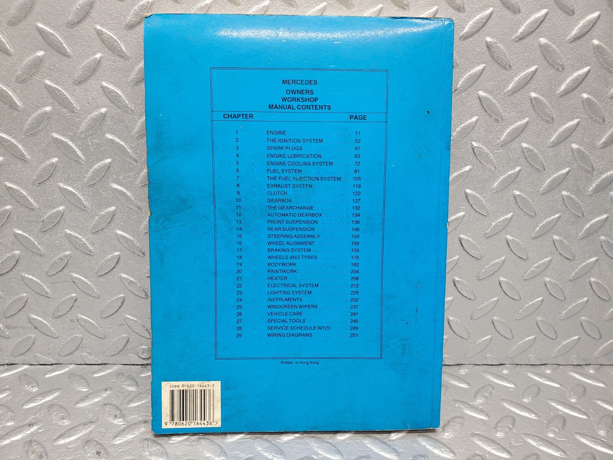 48850 Mercedes-Benz Owner's Workshop Manual ISBN 0-620-16443-3