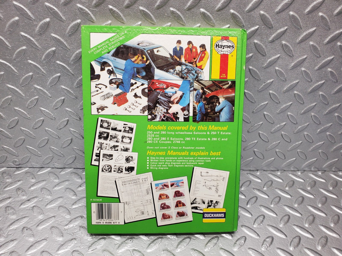 48855 Mercedes-Benz Owner's Workshop Manual ISBN 0 85696 677 0