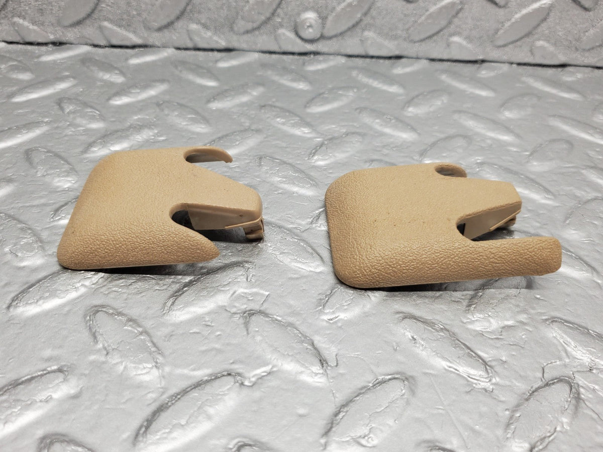 49253 Mercedes-Benz A124 320E Cabriolet Front Seat Rail Trim Cover Beige A1246842118 A1246842218