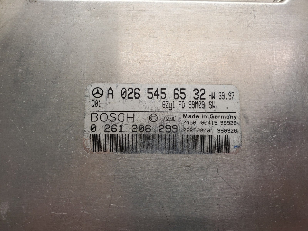 51240 Mercedes-Benz W210 C208 Engine Control Unit ECU Bosch 0265456532 0261206299