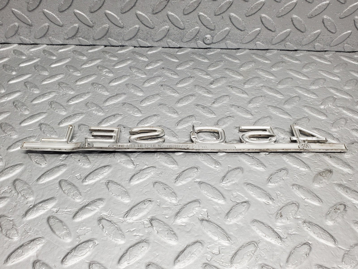 49648 Mercedes-Benz W116 450SEL Trunk Badge Emblem A1168171515