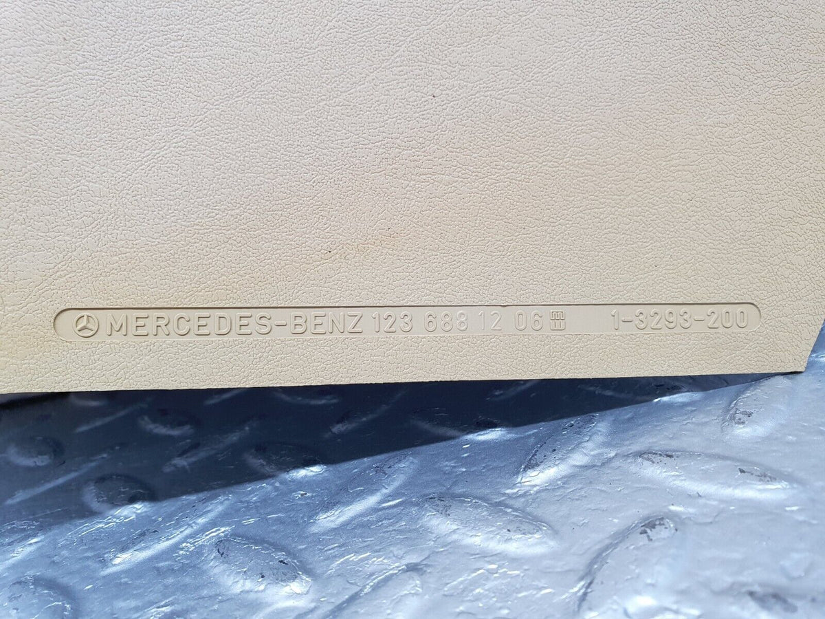 43879 Mercedes-Benz C123 230CE Coupe Front Right Kick Panel Beige A1236881206