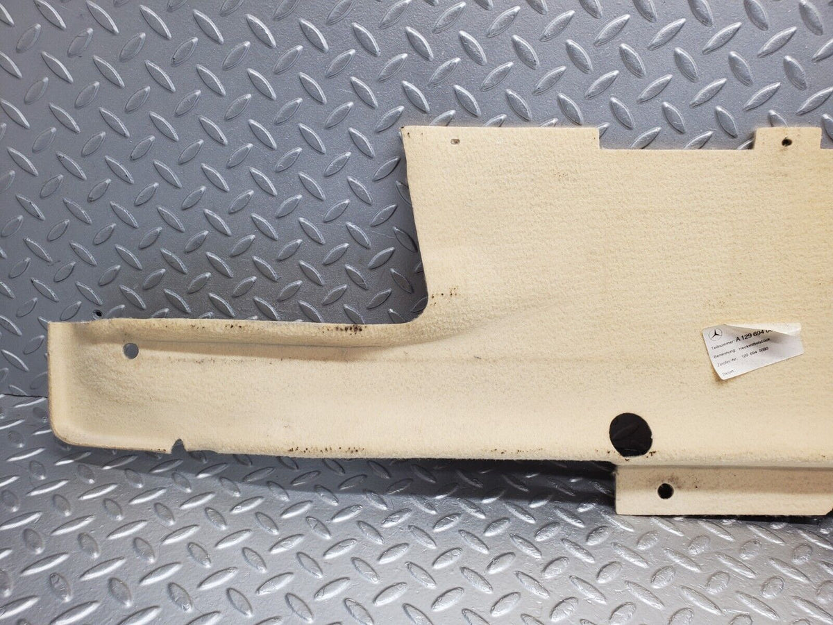 46863 Mercedes-Benz R129 320SL Coupe Boot Rear Carpet Beige A1296940090