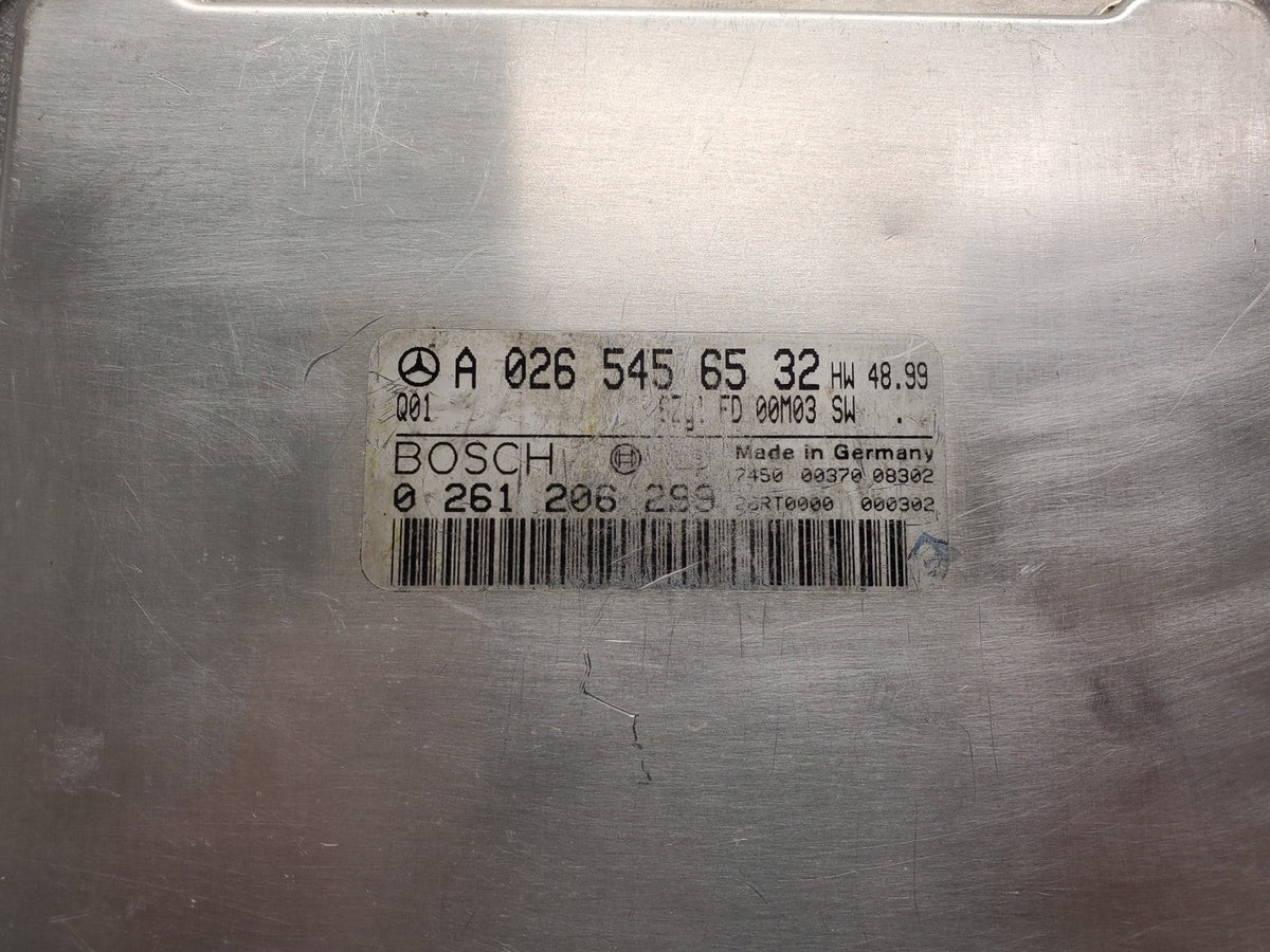 51242 Mercedes-Benz R129 W210 C208 Engine Control Unit ECU Bosch 0265456532 0261206299