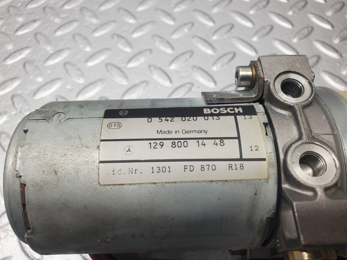 47201 Mercedes-Benz R129 320SL Coupe Roof Hydraulic Pump Bosch 1298001448 0542020013 0130107102