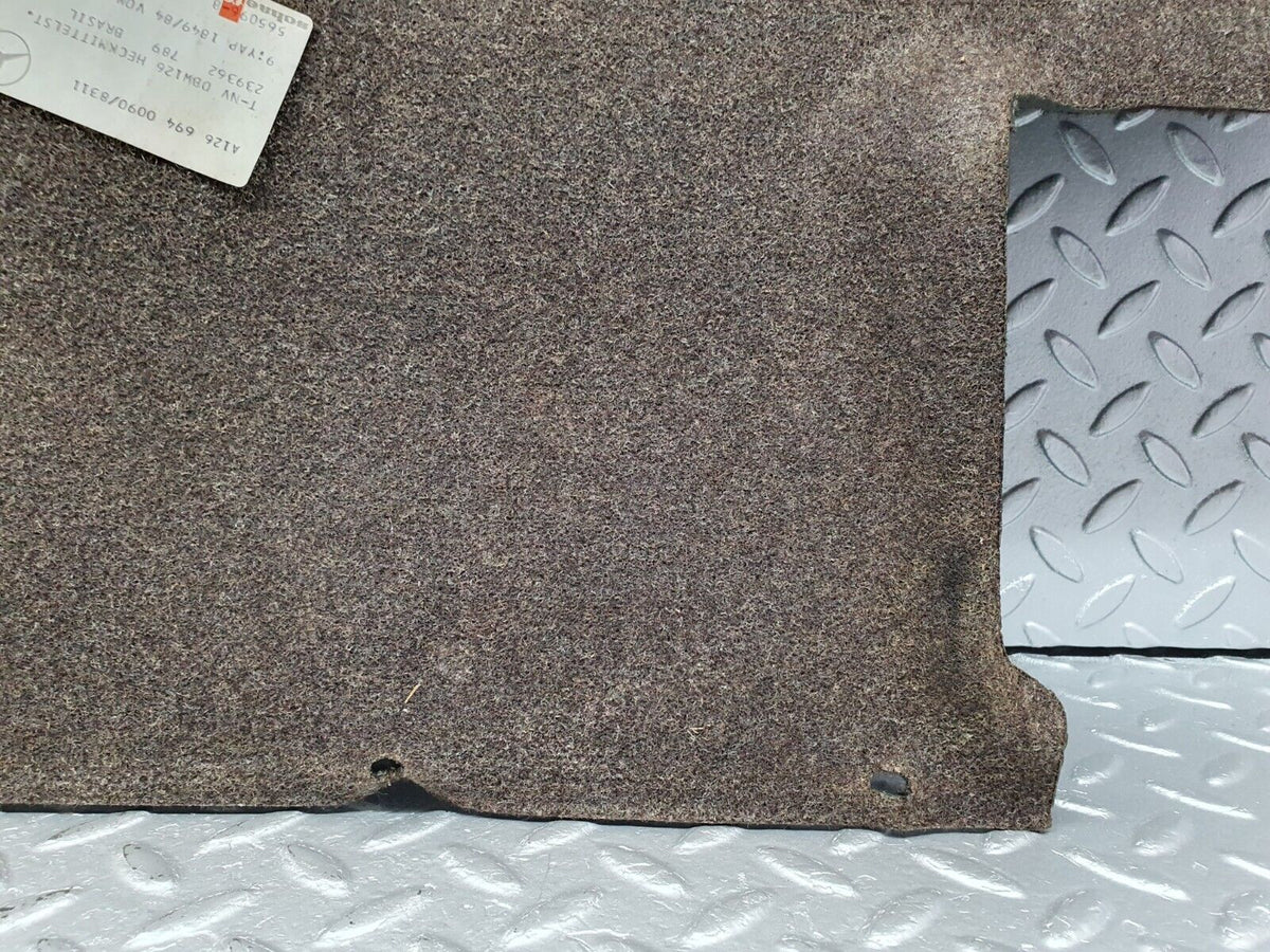 41048 Mercedes-Benz W126 300SE Boot Rear Carpet Cover Brown