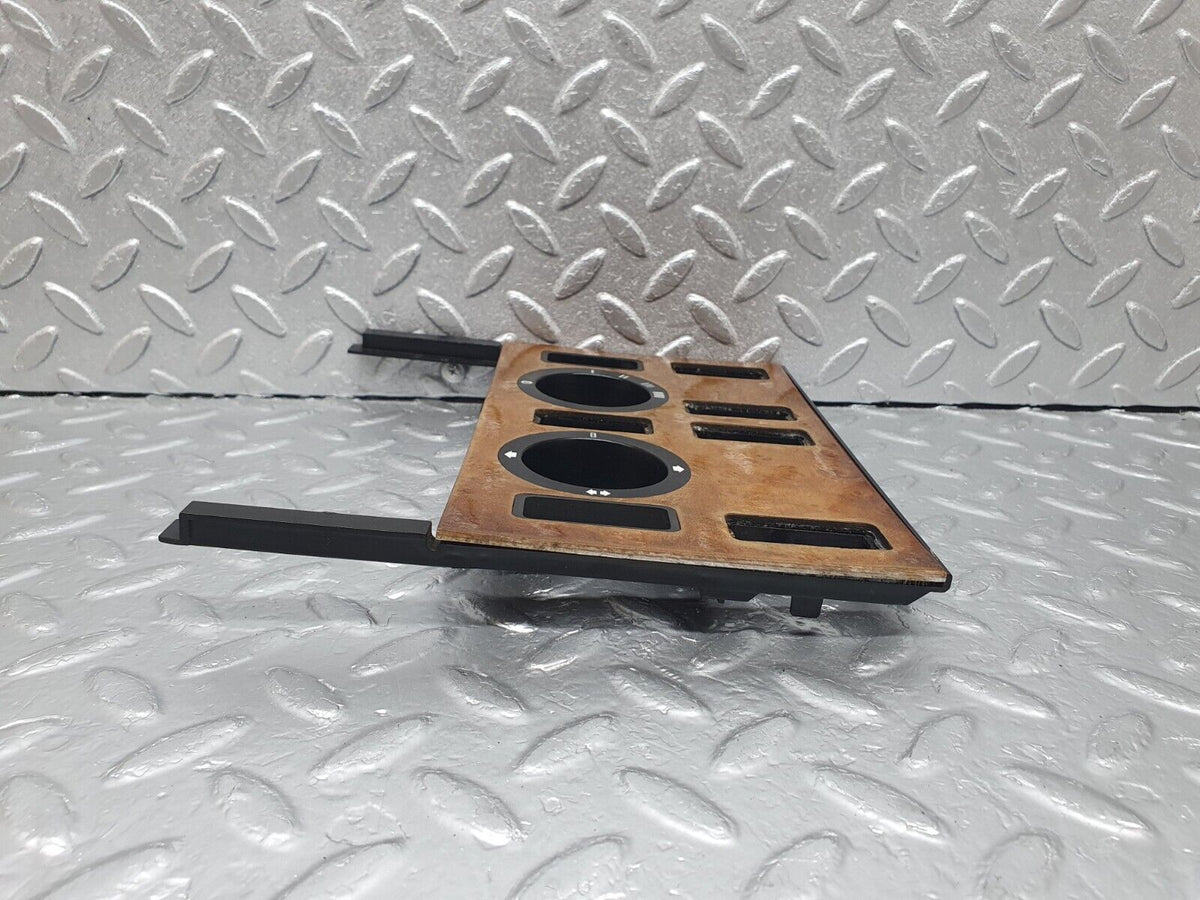 43588 Mercedes-Benz C126 380SEC Coupe Heater Control Panel Wood Trim A1266830375