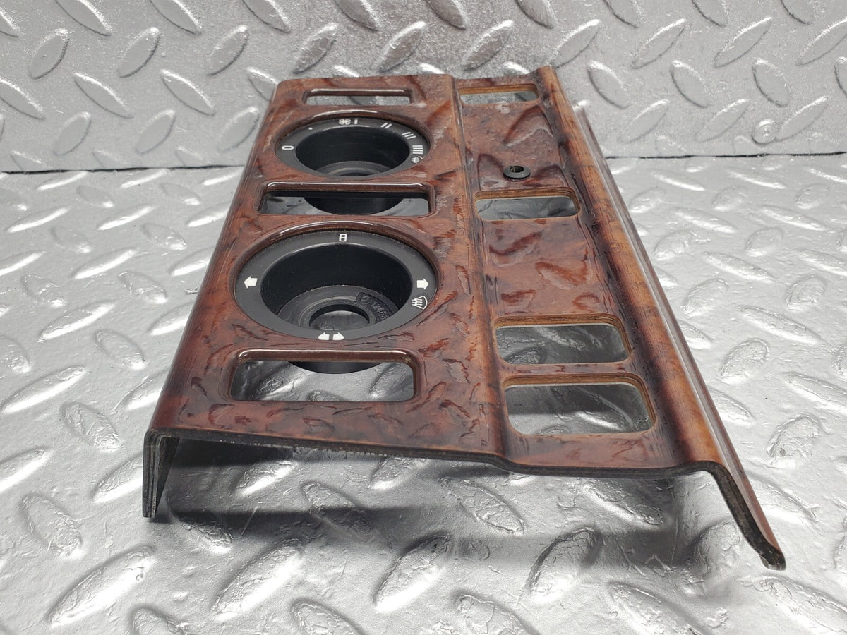 48949 Mercedes-Benz A124 320E Cabriolet Heater Control Panel Wood Trim A1246830275