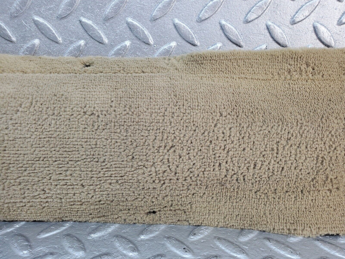 45697 Mercedes-Benz W126 420SE Front Left Door Sill Carpet Beige