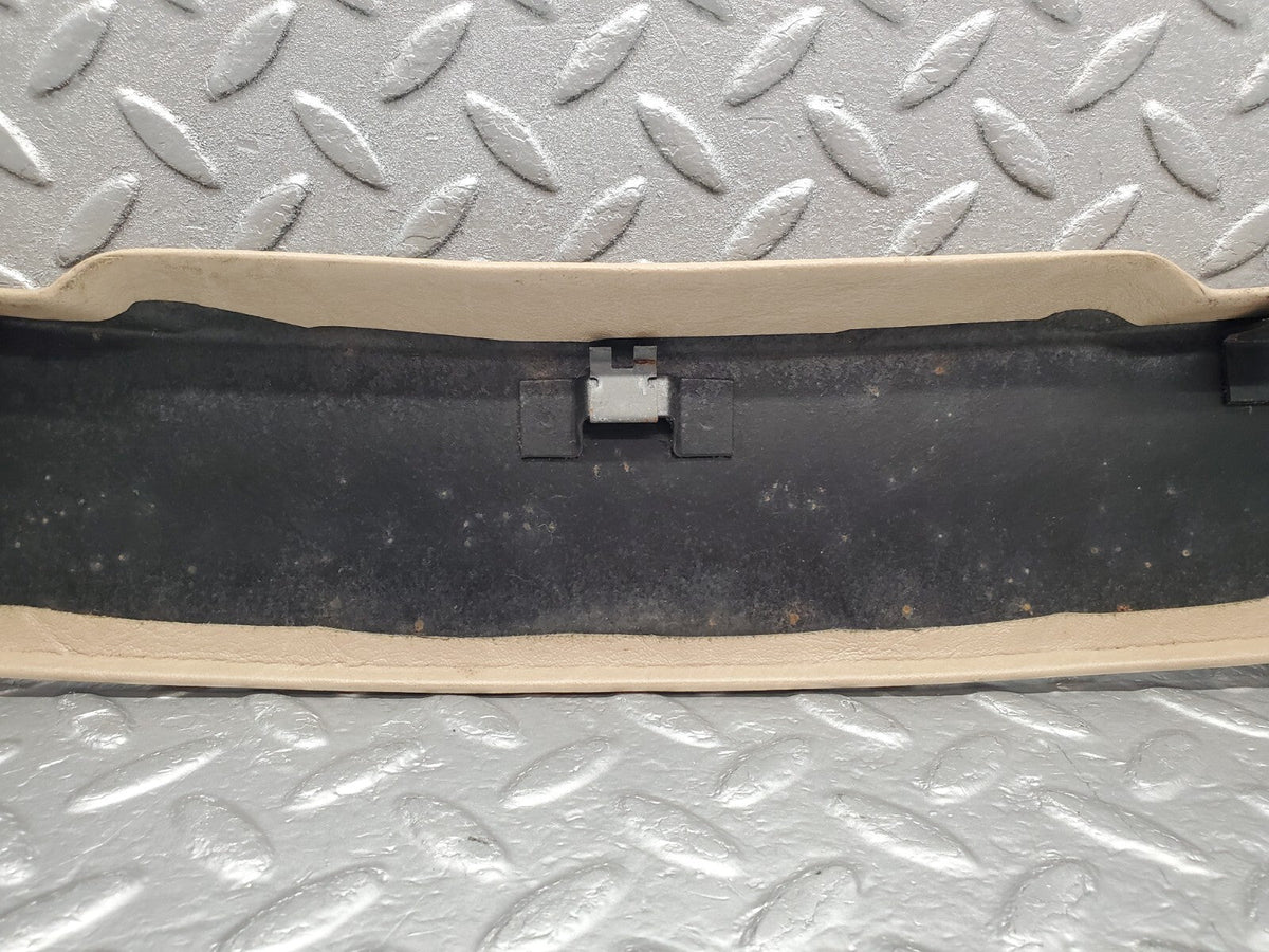 48961 Mercedes-Benz A124 320E Cabriolet Soft Top Lock Cover Panel Beige A1246904130