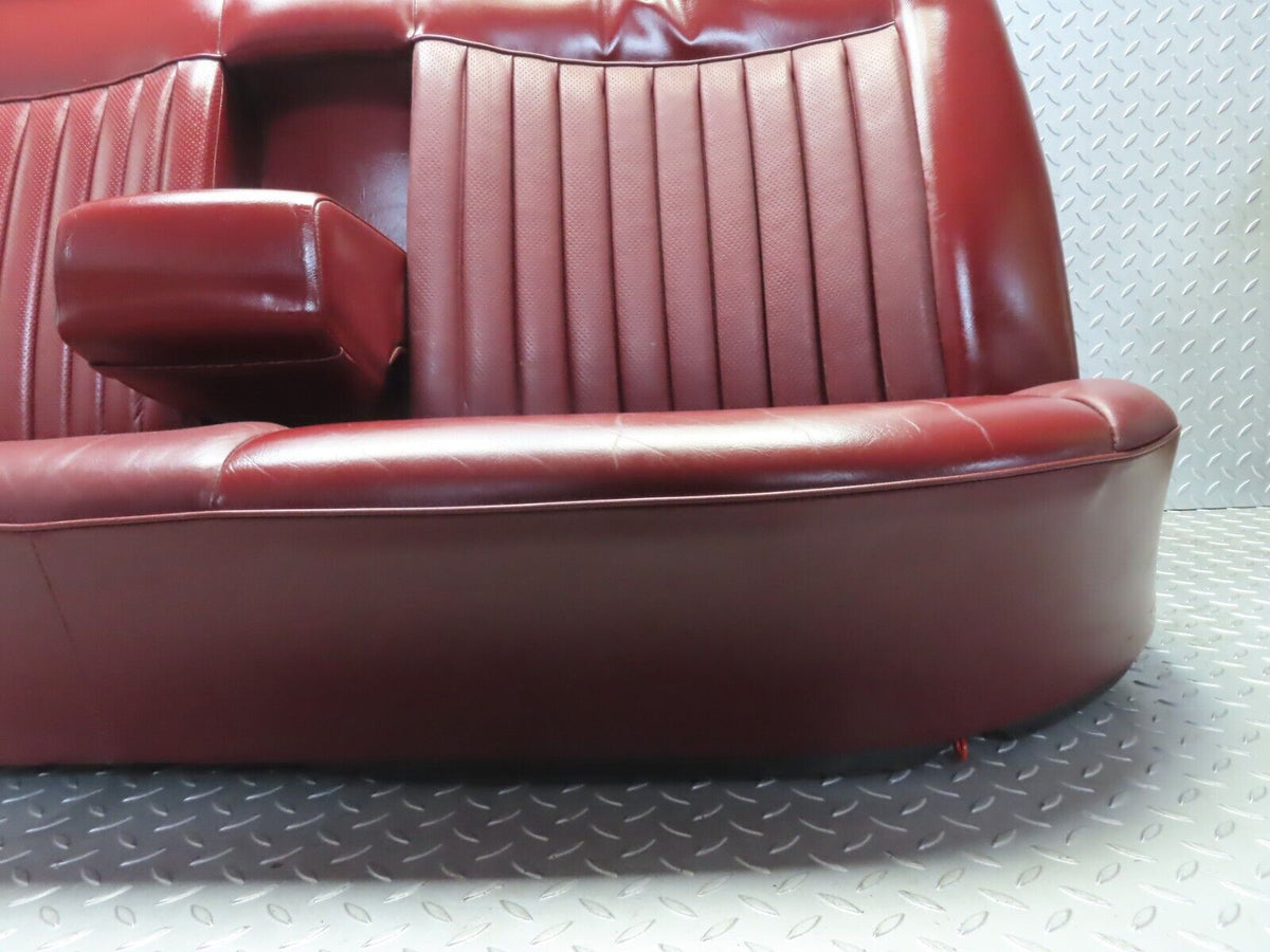 42909 Mercedes-Benz W126 300SE Rear Seat Red Leather A1269201716
