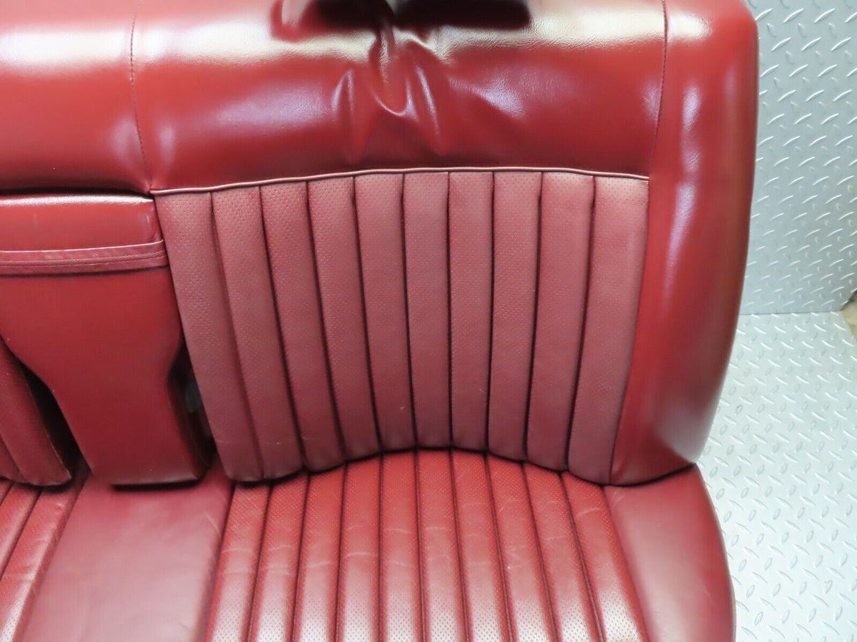 42909 Mercedes-Benz W126 300SE Rear Seat Red Leather A1269201716