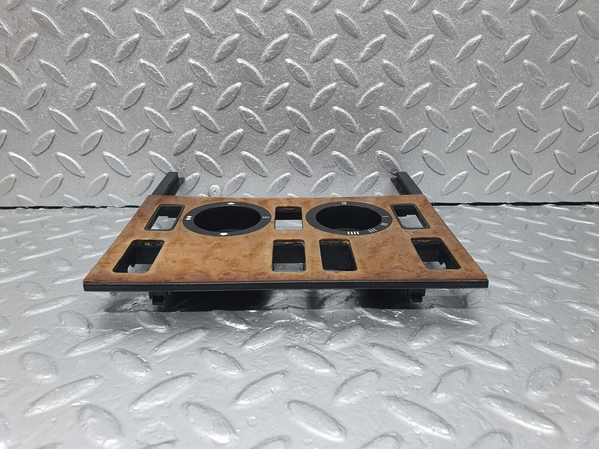 43588 Mercedes-Benz C126 380SEC Coupe Heater Control Panel Wood Trim A1266830375