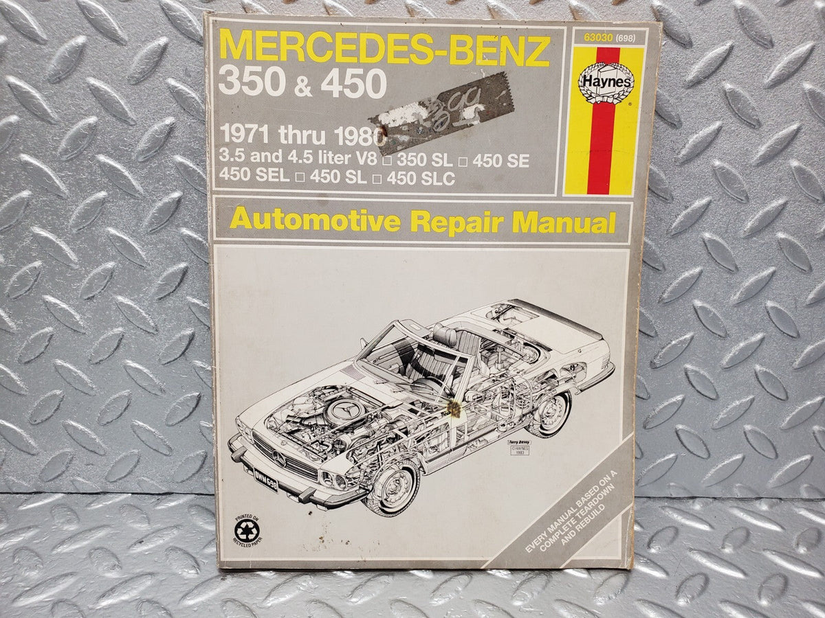 48849 Mercedes-Benz Owner's Workshop Manual ISBN 0856966983