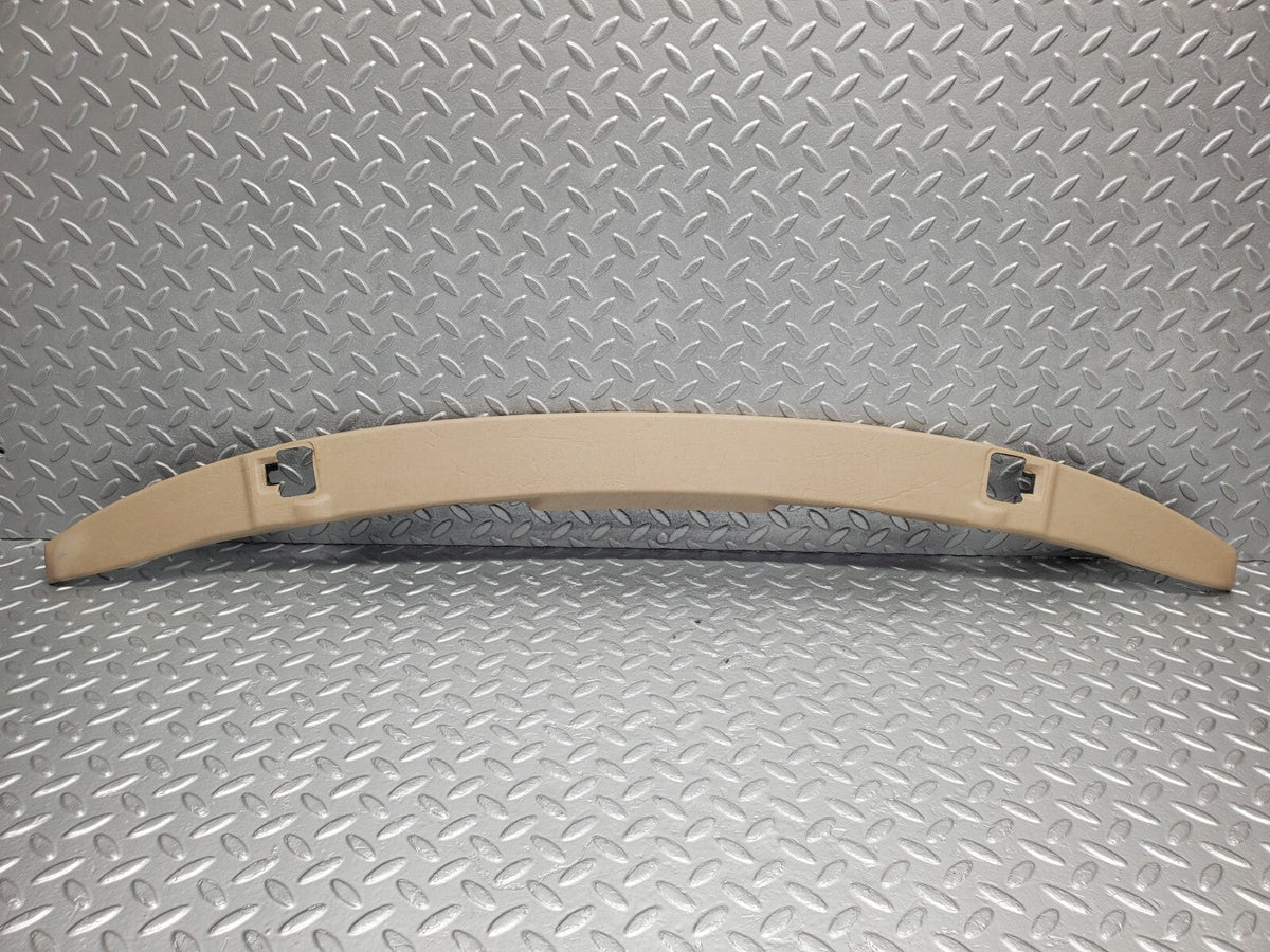 48961 Mercedes-Benz A124 320E Cabriolet Soft Top Lock Cover Panel Beige A1246904130