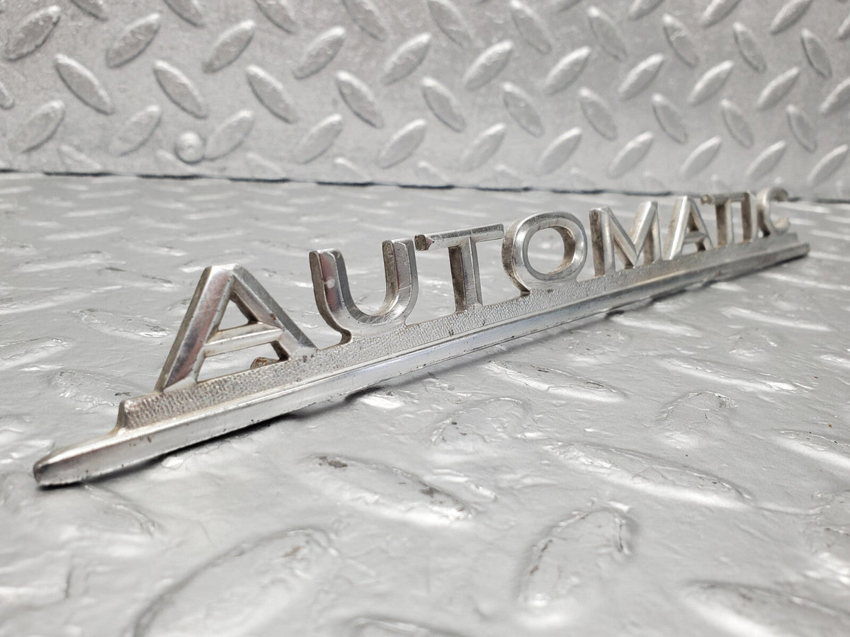 48438 Mercedes-Benz W108 Trunk Badge Emblem Automatic