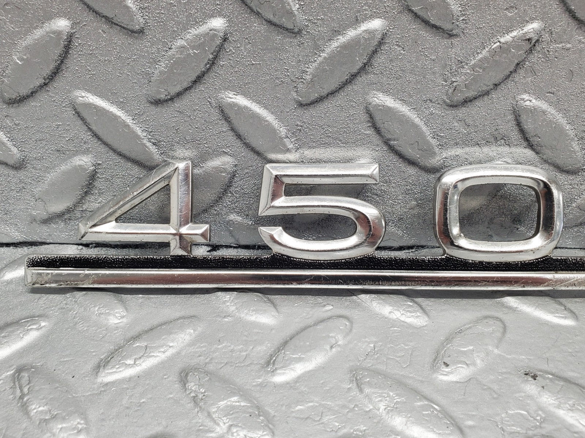 49648 Mercedes-Benz W116 450SEL Trunk Badge Emblem A1168171515