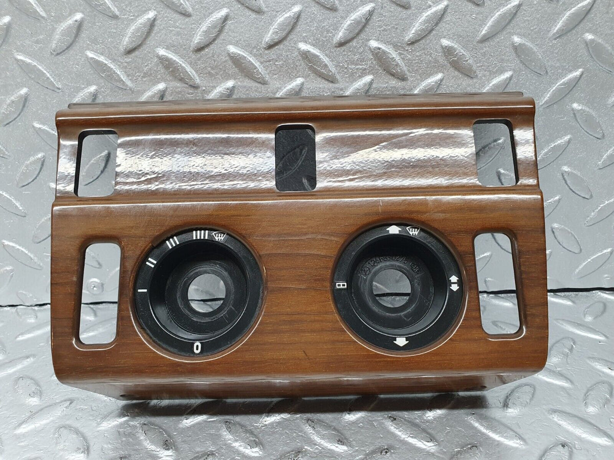 41398 Mercedes-Benz W124 200E Heater Control Panel Wood Trim A1246830275