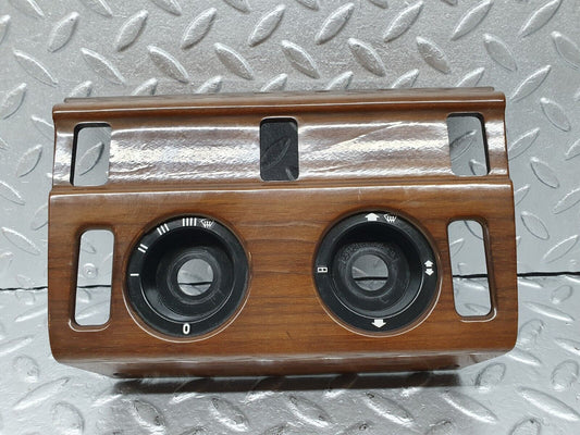 41398 Mercedes-Benz W124 200E Heater Control Panel Wood Trim A1246830275