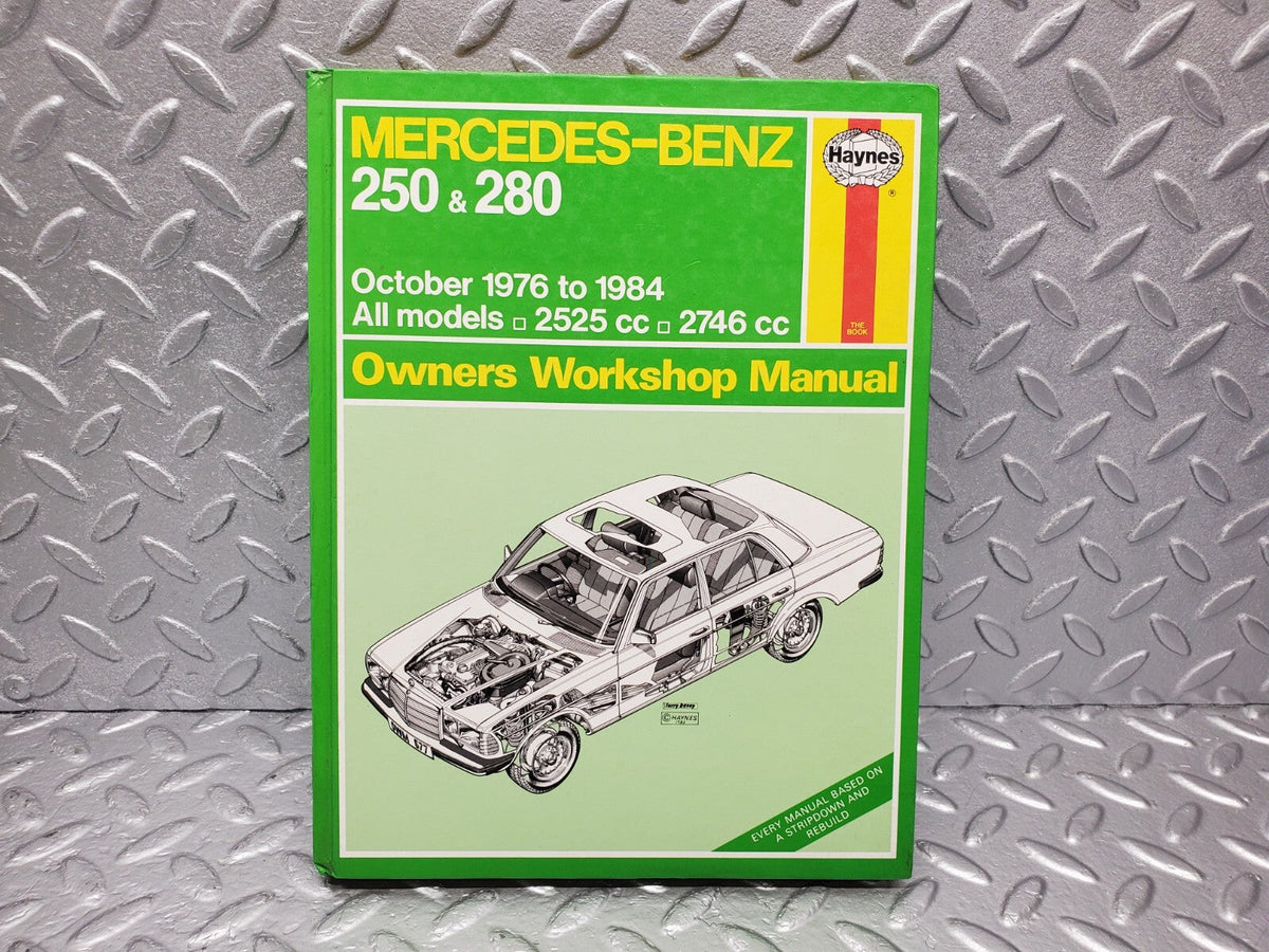 48854 Mercedes-Benz Owner's Workshop Manual ISBN 0 85696 677 0