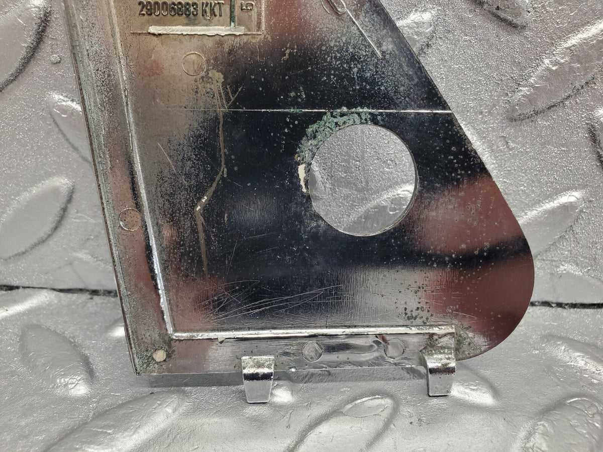 48663 Mercedes-Benz W123 Mirror Triangle Chrome Cover Right A1237250811
