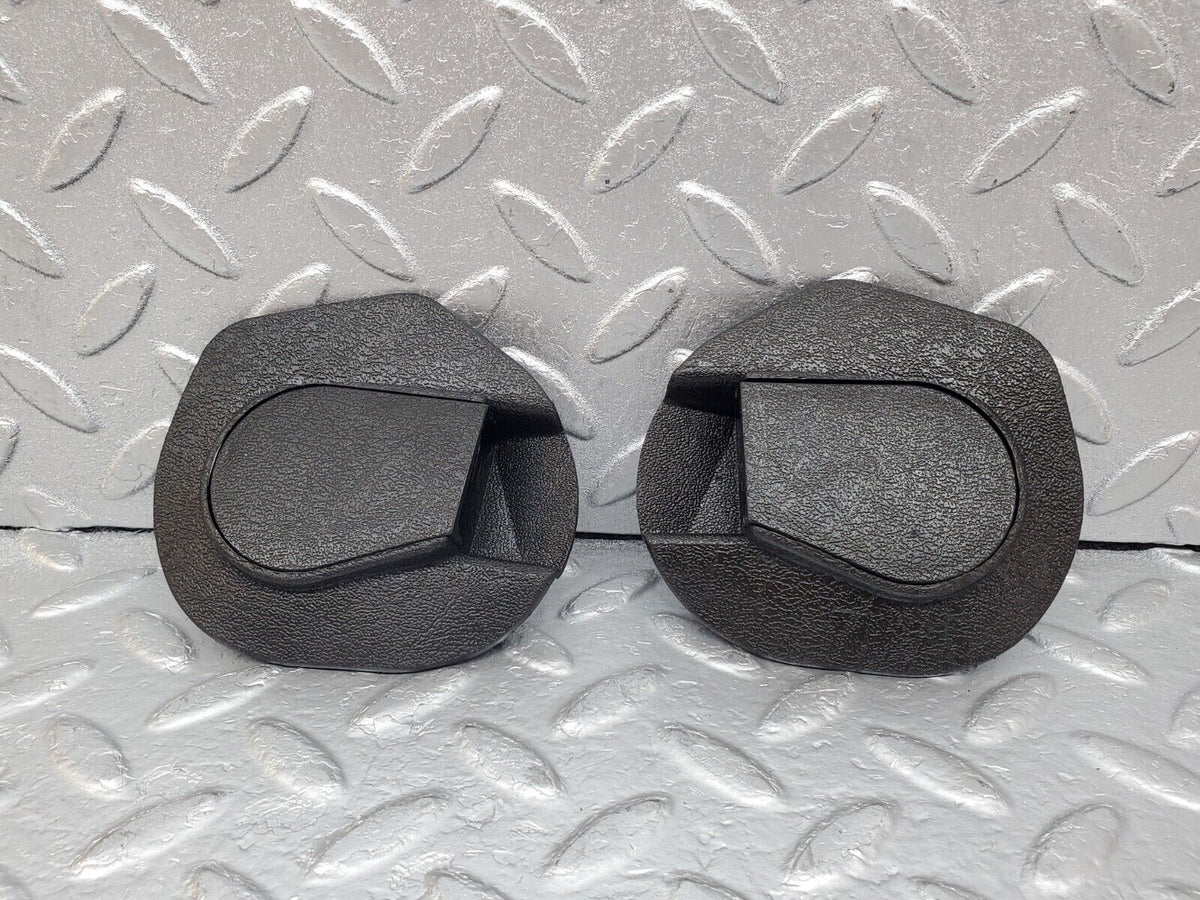44463 Mercedes-Benz W123 280E Seat Belt Runner Cover Trim 2x Black A1239192520 A1239192920 A1239192620 A1239193020