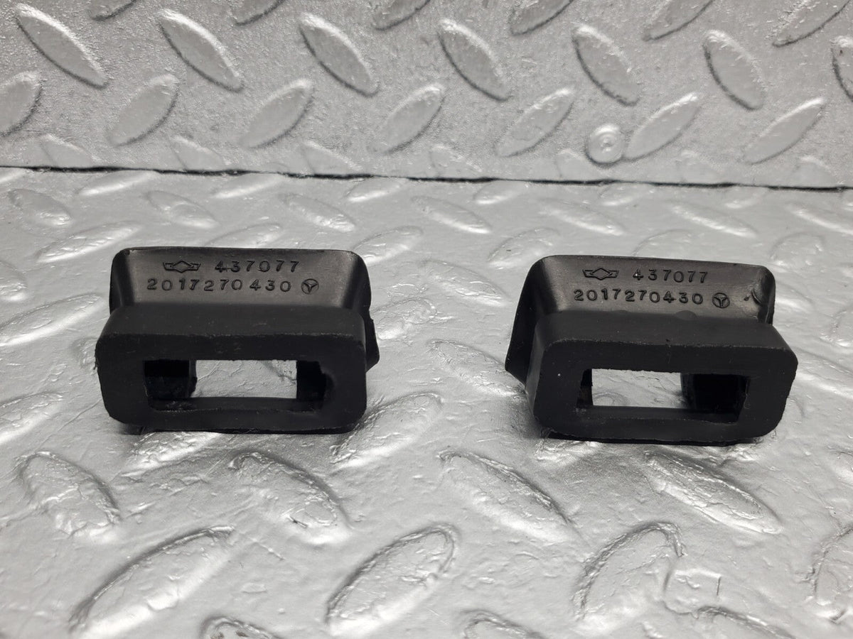 49055 Mercedes-Benz A124 320E Cabriolet Door Check Strap Rubber Seal 2x A2017270430