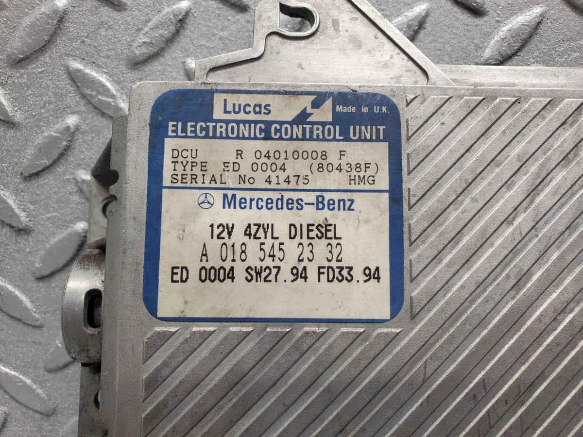 51255 Mercedes-Benz W202 Engine Control Unit ECU Diesel Lucas A0185452332