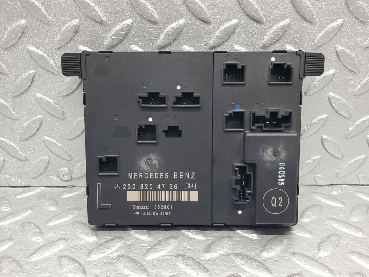 47676 Mercedes-Benz R230 350SL Coupe Door Control Unit Front Left A2308204726