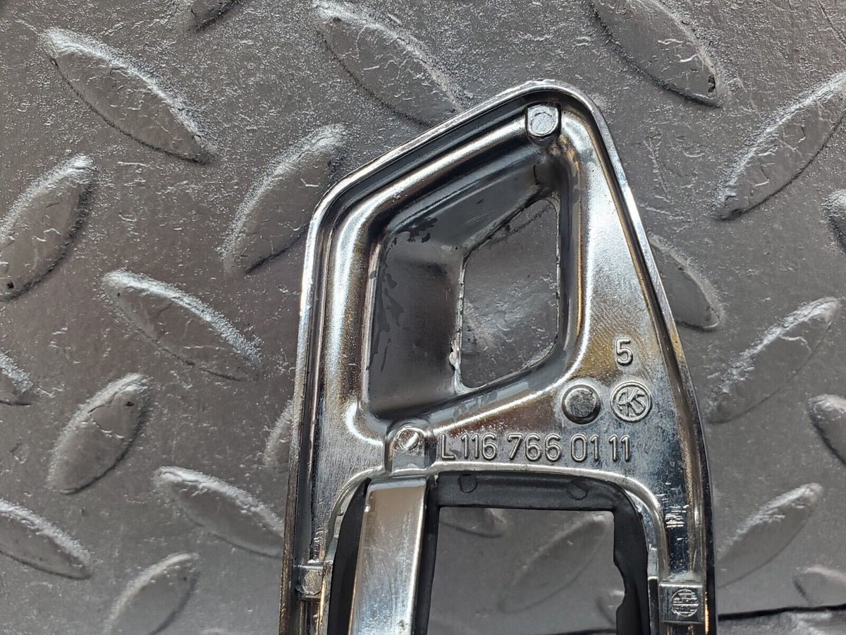 44407 Mercedes-Benz W123 280E Chrome Frame For Door Opener Left A1167660111