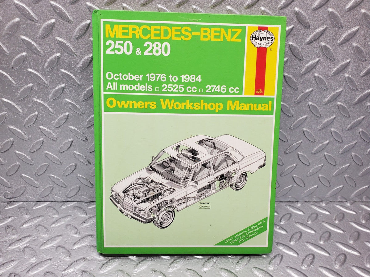 48855 Mercedes-Benz Owner's Workshop Manual ISBN 0 85696 677 0