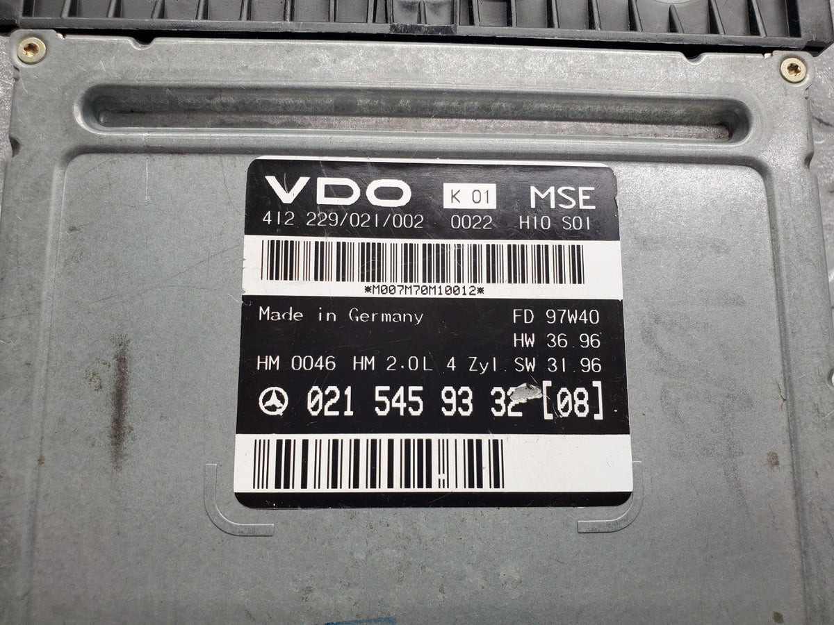 51266 Mercedes-Benz W210 Engine Control Unit ECU VDO A0215459332