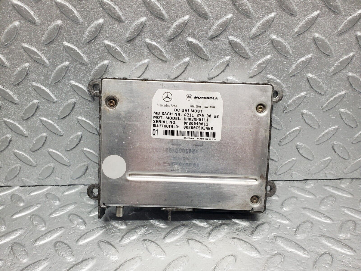 47812 Mercedes-Benz R230 350SL Coupe Bluetooth Telephone Control Module A2118700026