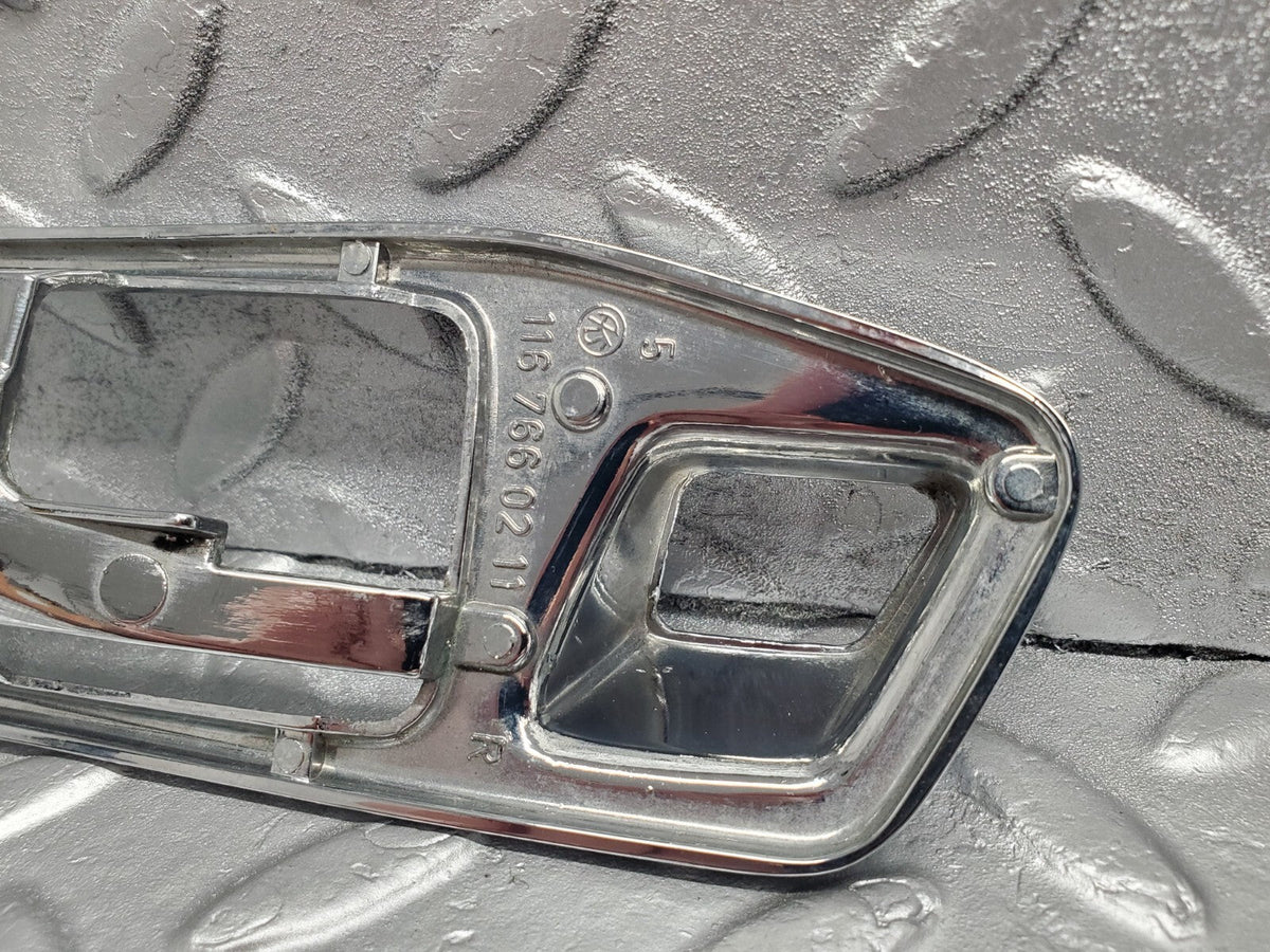 48662 Mercedes-Benz W123 Right Door Chrome Handle Surround A1167660211