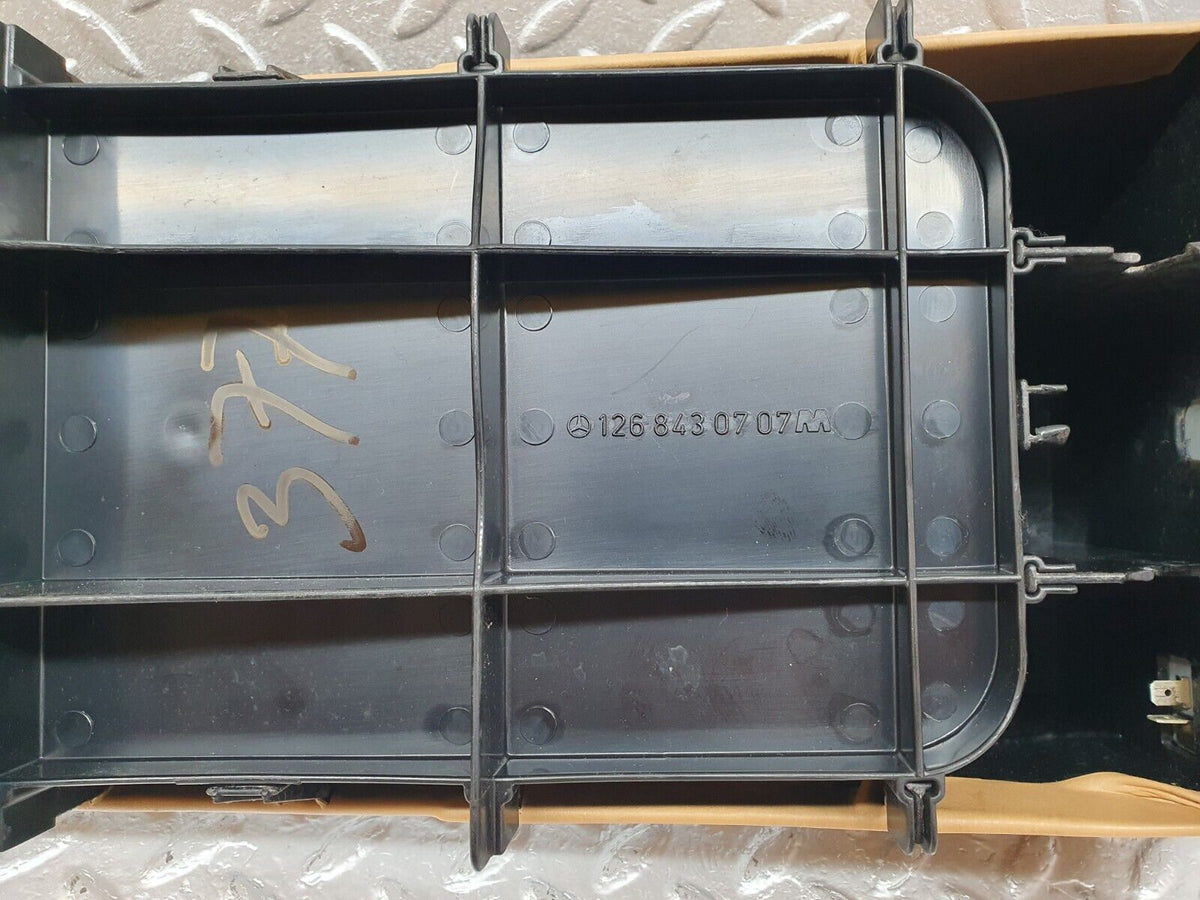 43784 Mercedes-Benz C126 380SEC Coupe Rear Centre Console A1268430707 A1268430607