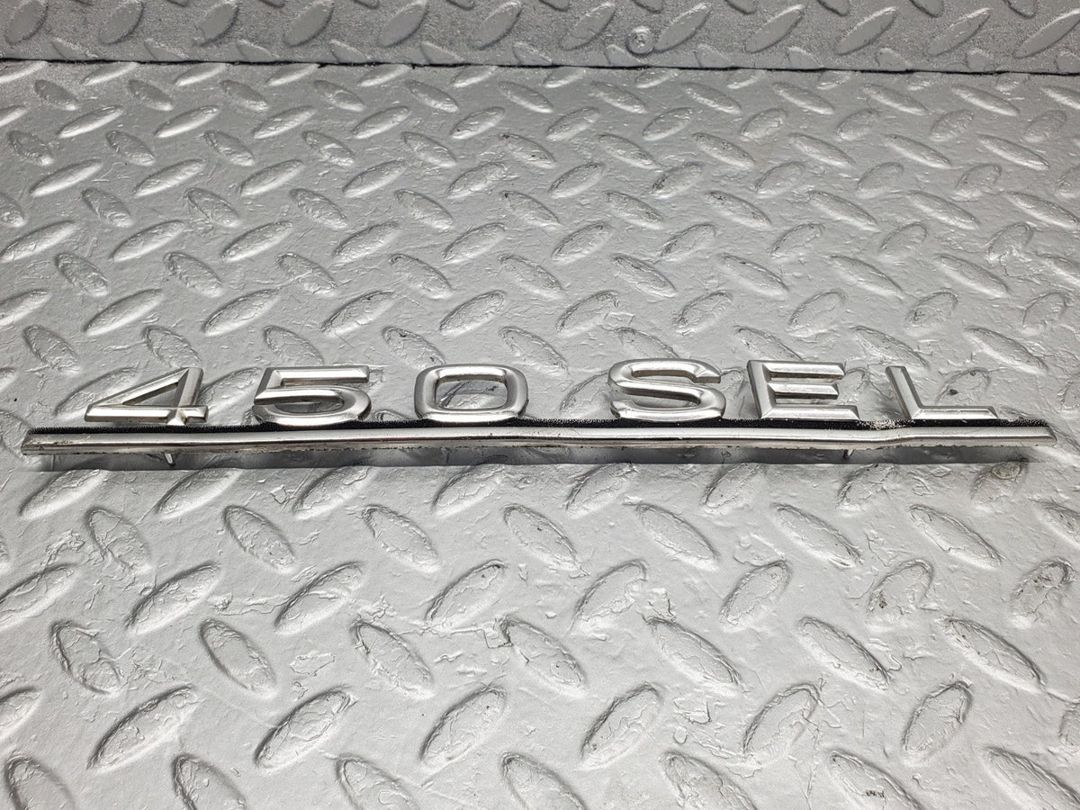 49648 Mercedes-Benz W116 450SEL Trunk Badge Emblem A1168171515