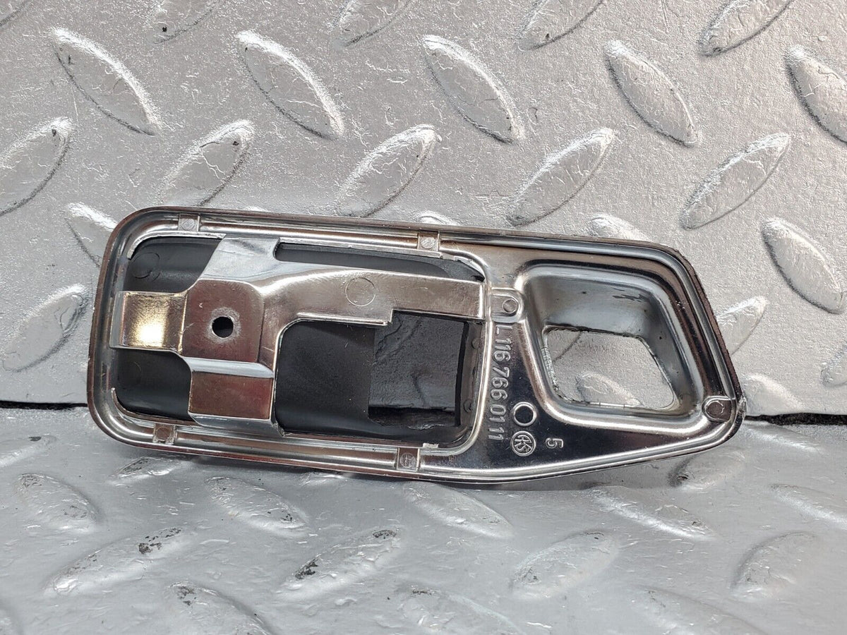 44392 Mercedes-Benz W123 280E Chrome Frame For Door Opener Left A1167660111