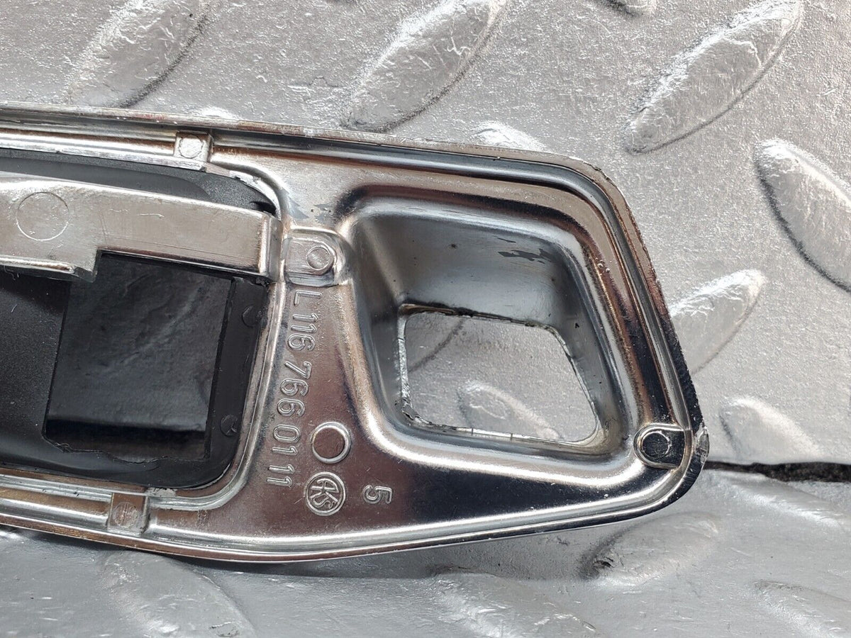 44392 Mercedes-Benz W123 280E Chrome Frame For Door Opener Left A1167660111