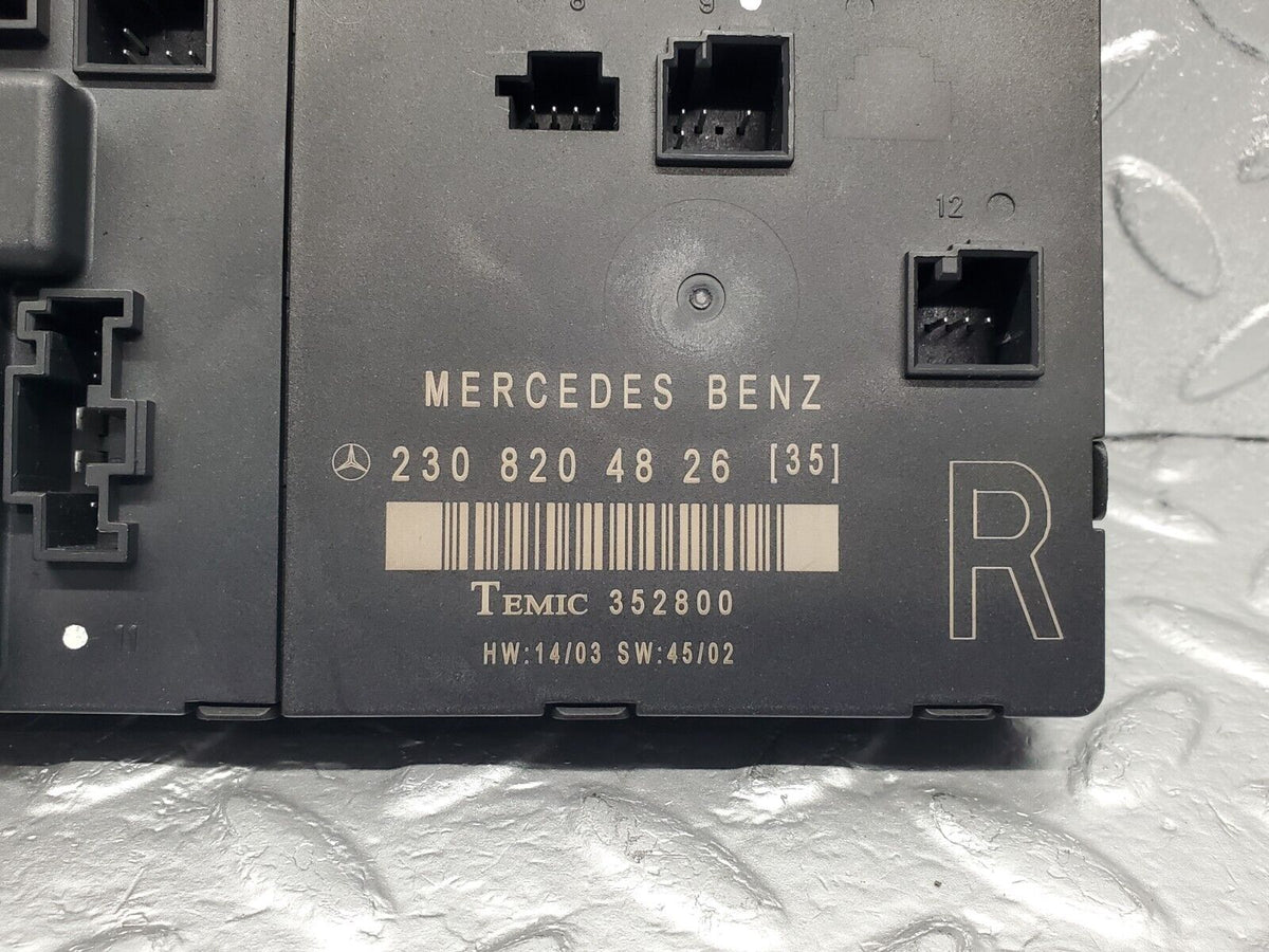 47677 Mercedes-Benz R230 350SL Coupe Door Control Unit Front Left A2308204826