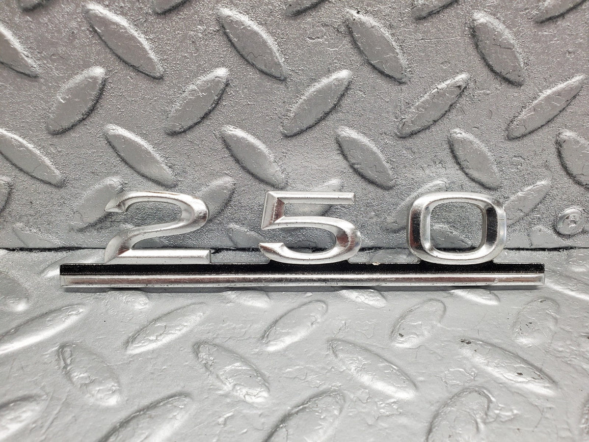 49631 Mercedes-Benz W123 250 Trunk Badge Emblem A1238170615